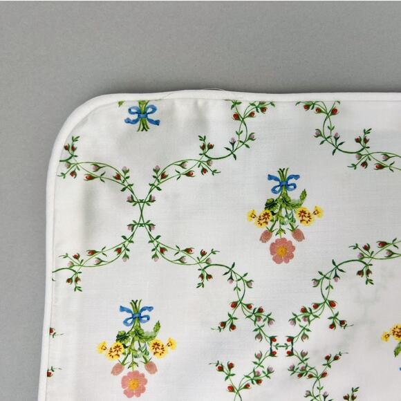 Hill House Home Sheet Set QUEEN Pastel Trellis Floral English Garden NWOT - Picture 9 of 14